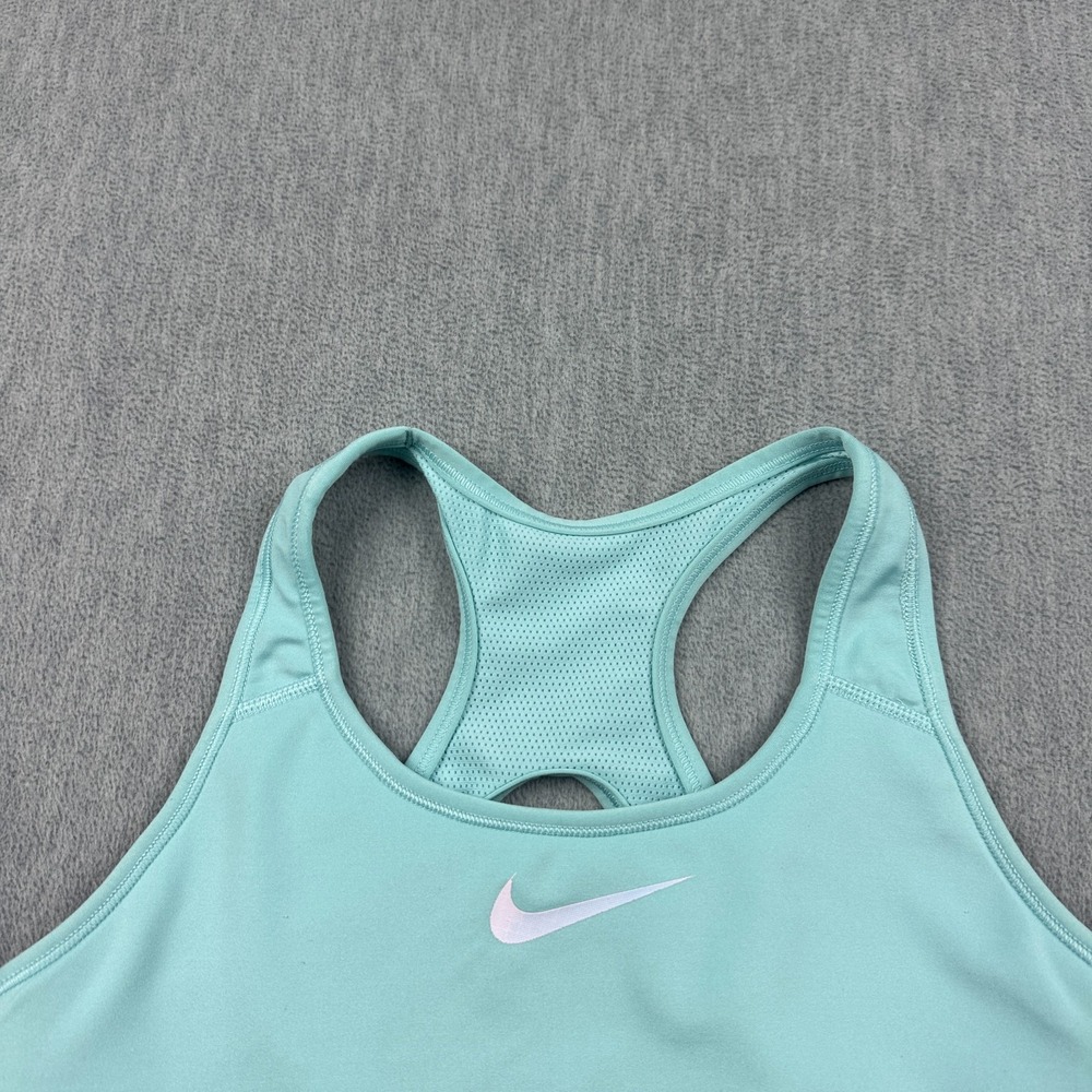 Nike Sports Bra Womens Large Green White Reversible Workout Yoga Gym Unpadded‎ - Picture 2 of 10